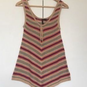 Heart-n-Crush Striped Knit Tank Top Size XS EUC